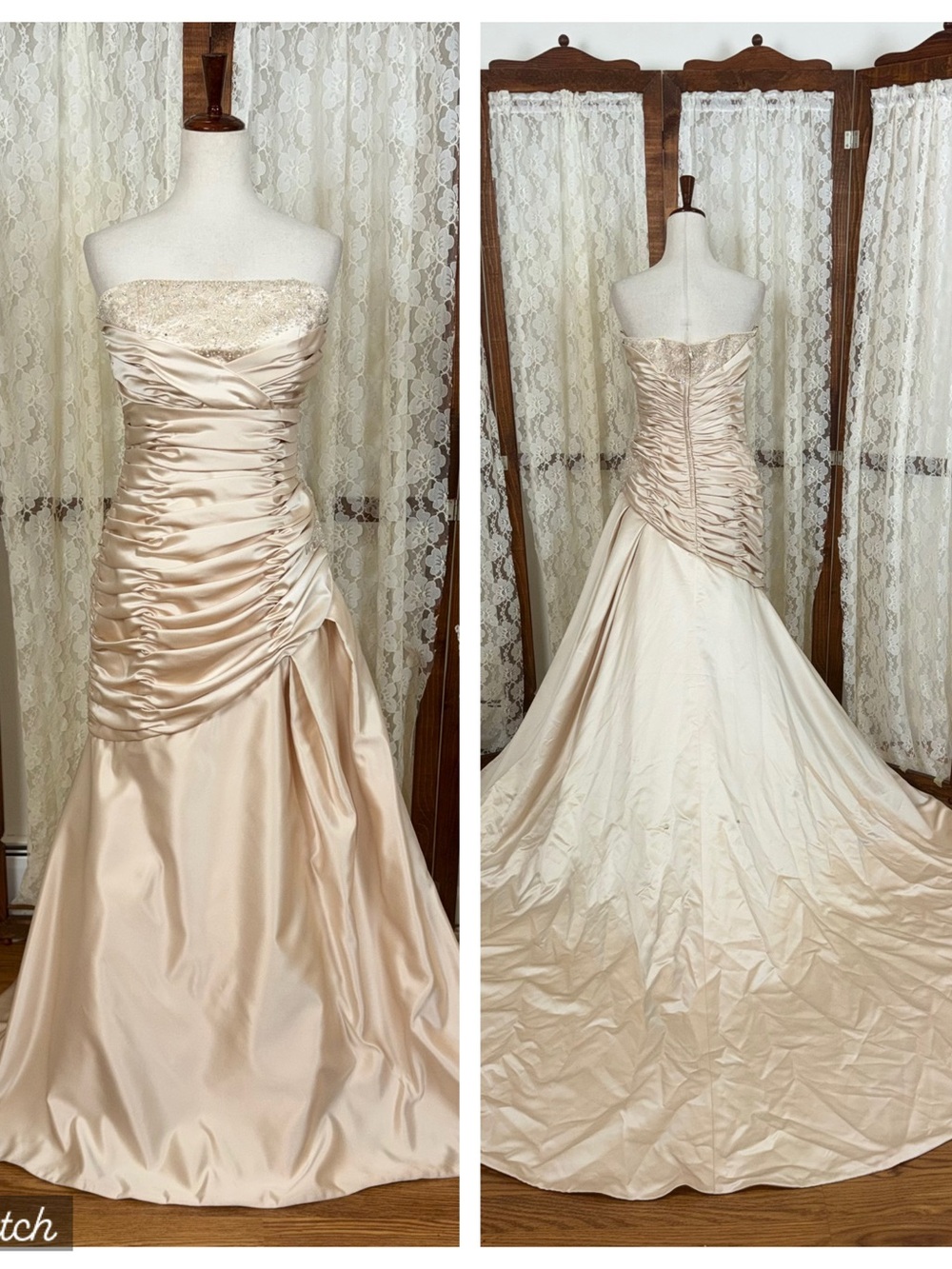 Stunning Vintage Y2K Forever Yours Wedding Gown